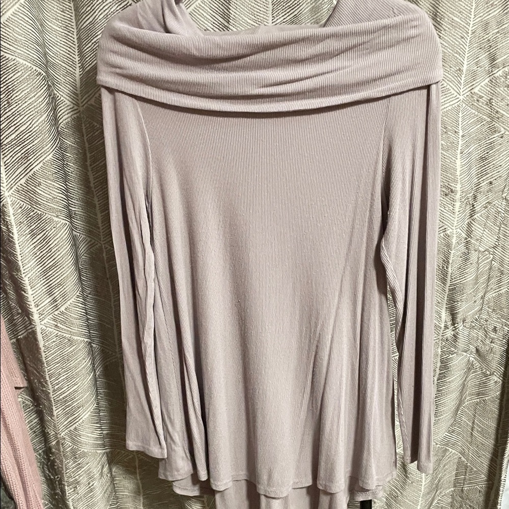 Umgee Dusty Pink Long Sleeve Midi Top